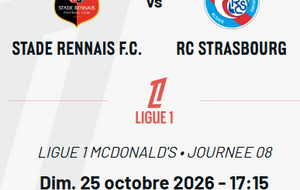 SRFC/RC STRASBOURG 25/10/2026 17H15